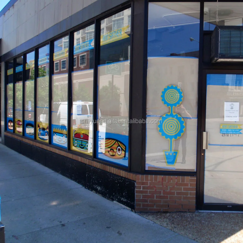 Personalized Die Cut Window Decals Shop Sticker  For Advertising