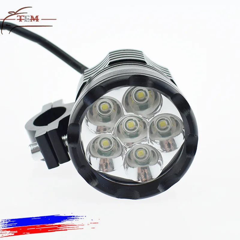 Motorcycle Accessories Headlight 60W  Driving Spot bike fog light led External MOTO DRL bike fog light l4x led