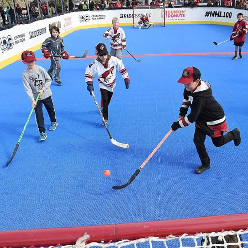 ZSFloor Factory Price Hockey Court PP Plastic Modular Indoor Hockey Flooring