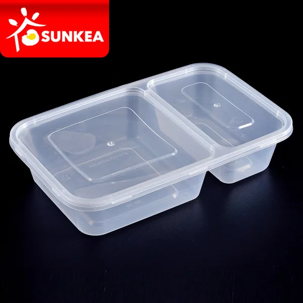 Disposable take away container plastic food box