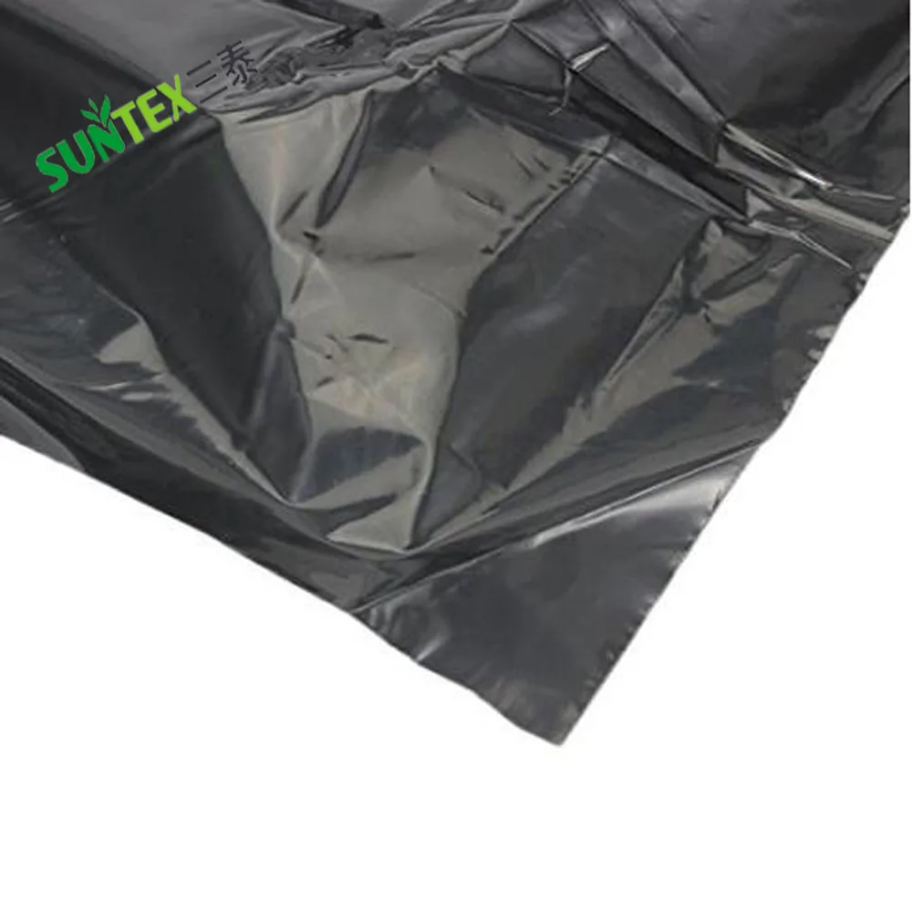 Crops Protection Agricultural Black Mulch Film, 25 Micron 30 Micron Potato Strawberry Ground Cover Poly Film