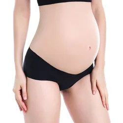 Wholesale one-piece pregnant women low waist briefs V-type seamless stomach lift triangle underwear underwear maternity