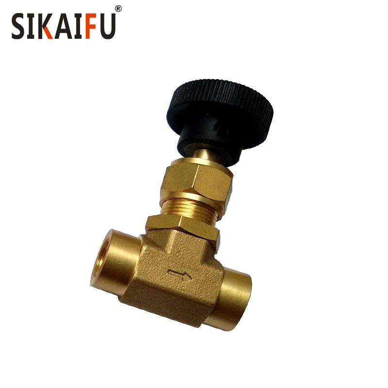 Латунный игольчатый клапан высокого давления