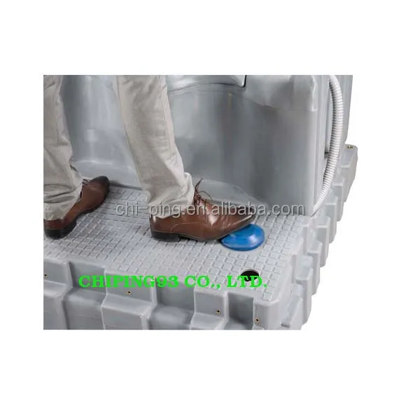 Plastic portable toilets seat type plastic restroom from Taiwan