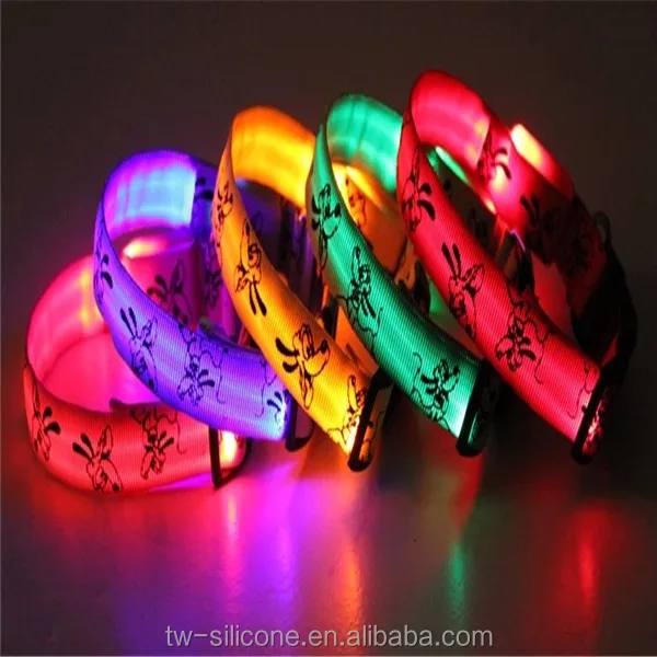 Flashing LED Neck Strap For Dog