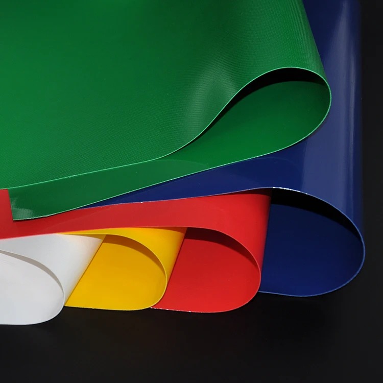 Customized olive green 450d 0.45mm pvc bache tarpaulin