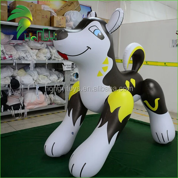 Cheap Inflatable Husky Dog , Custom Giant Inflatable Toys , Inflatable Wolf