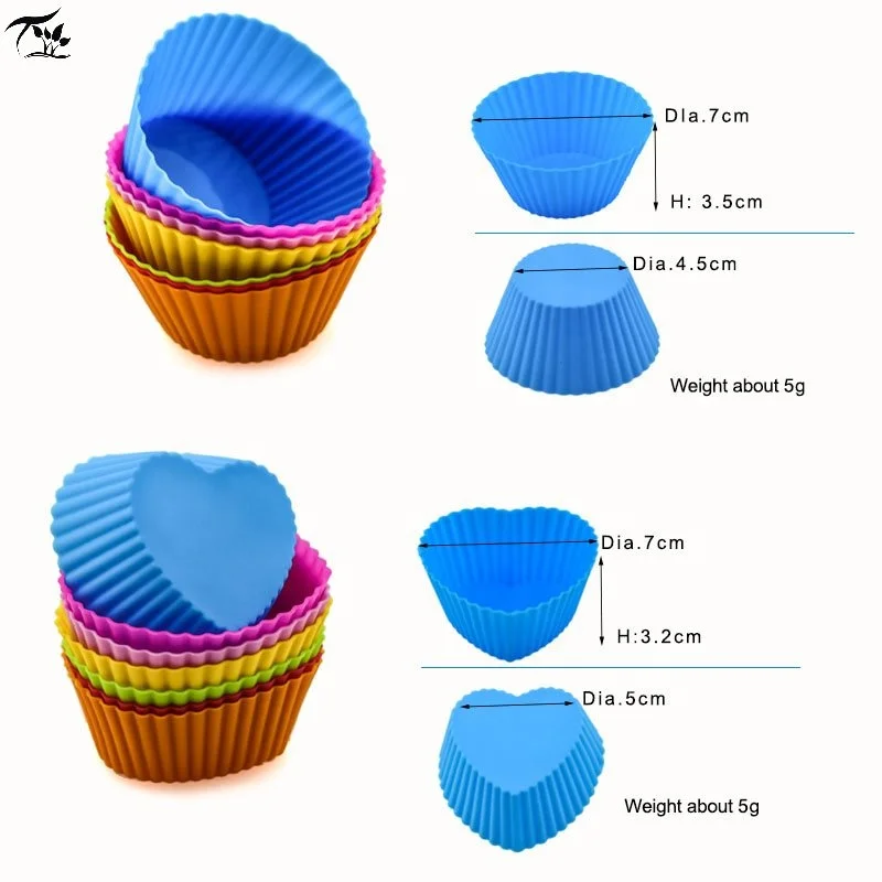 
Silicone Baking Cups Cake Molds Cupcake Liners Silicone Muffin Cups 