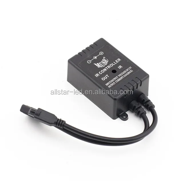 Infrared Music Controller 20 keys IR Remote Controller Sound Sensor Controller For 5050 3528 5630 RGB LED Strip light Flexible