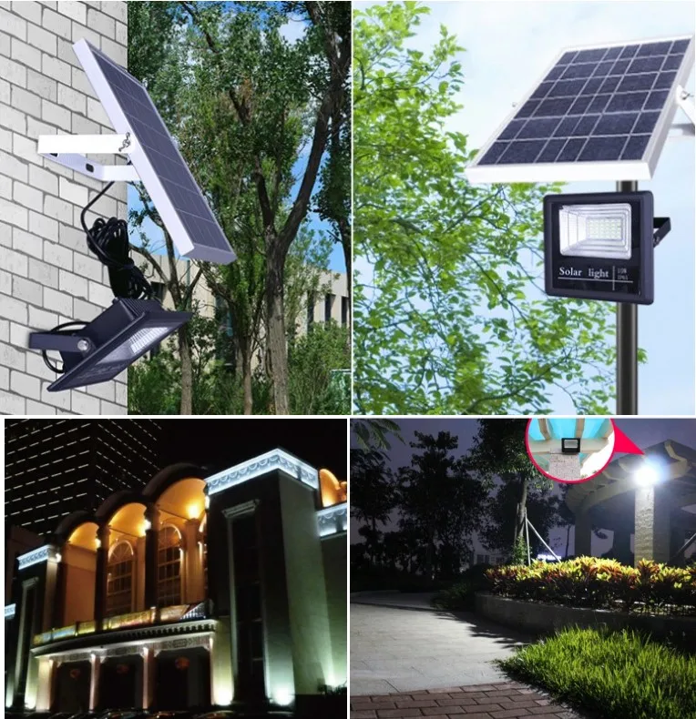 
100W Energy saving aluminum outdoor waterproof housing outdoor solar led flood light 