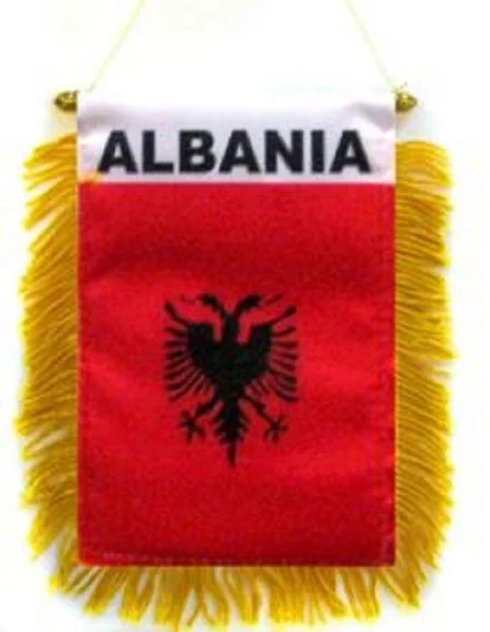 Custom small car window rearview mirror belgium flag