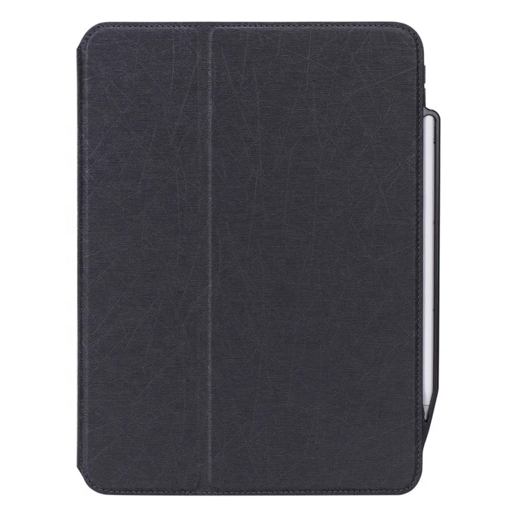 Premium Business Hand Clip Folio Stand Cover Magetic Leather Case For iPad Pro 11 Inch  With Pen Holder