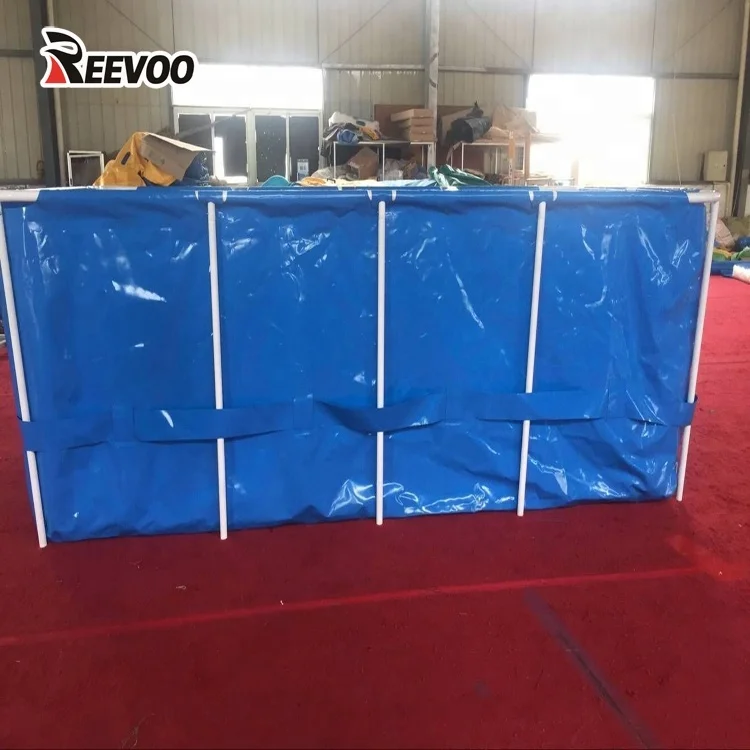 Супер качество ПВХ круглые бассейны для разведения рыб брезент пруд