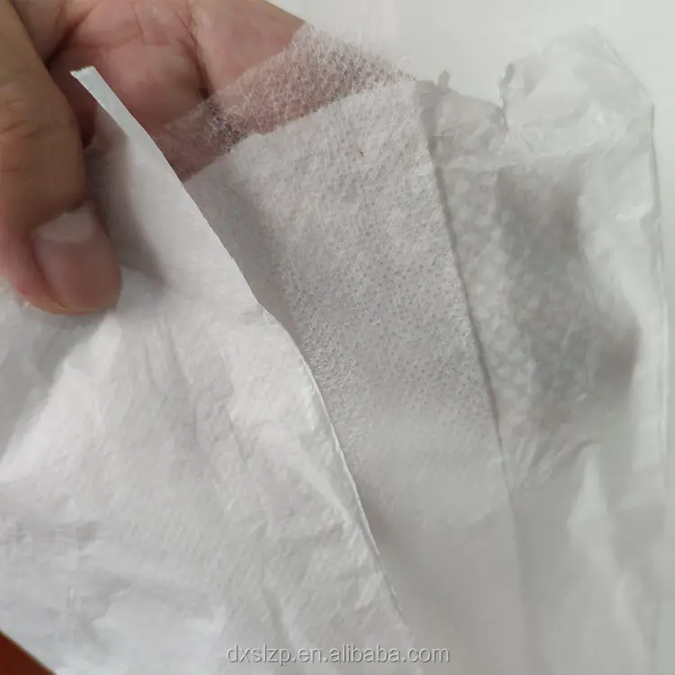 
FSF Breathable film+ Spunbond+Breathable film 3 layer lattice patten composite non-woven fabric 