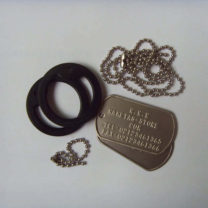 ZIXU Manual Metal Dog Tag Card for  Embossing Machine