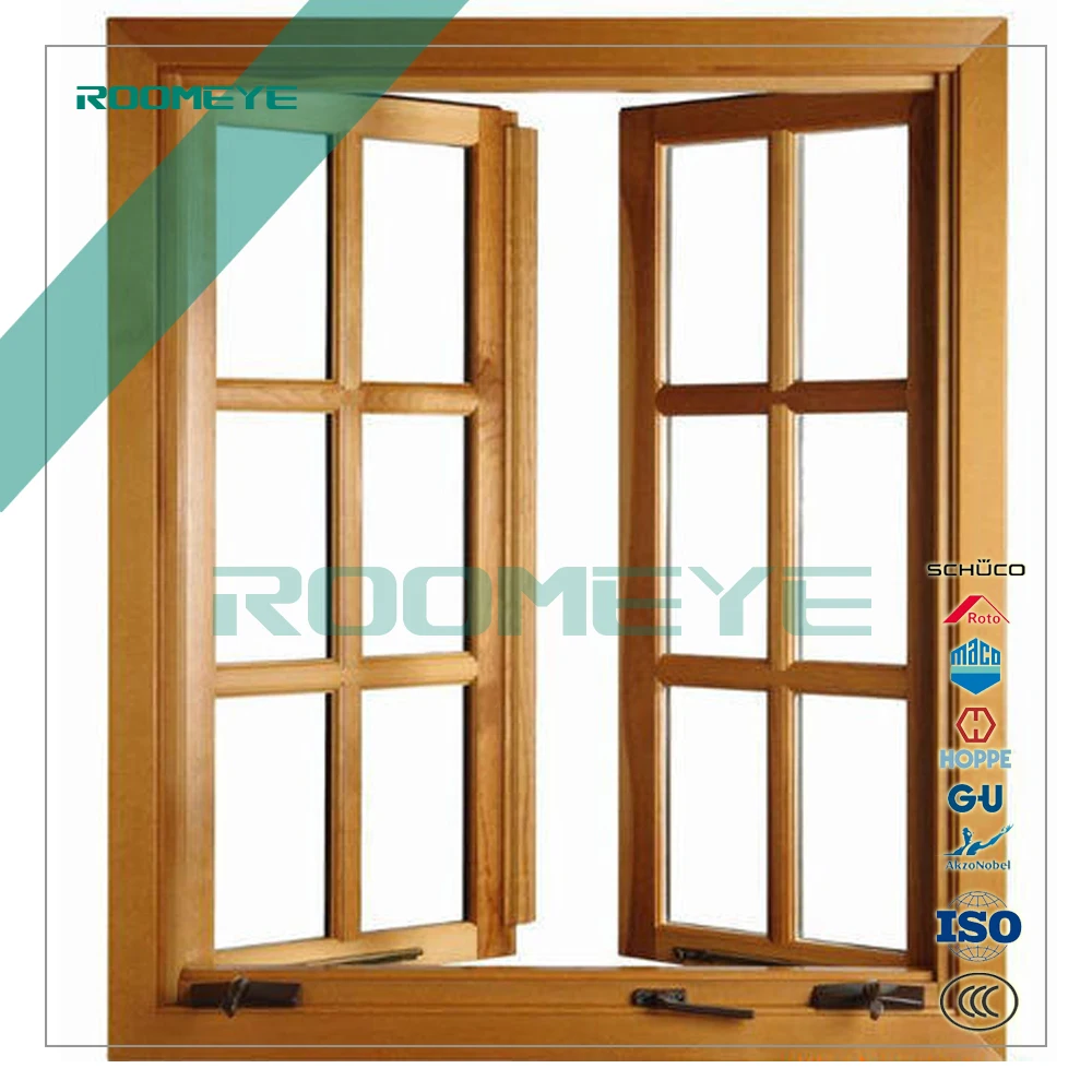 ROOMEYE aluminum cladding wood screen windows