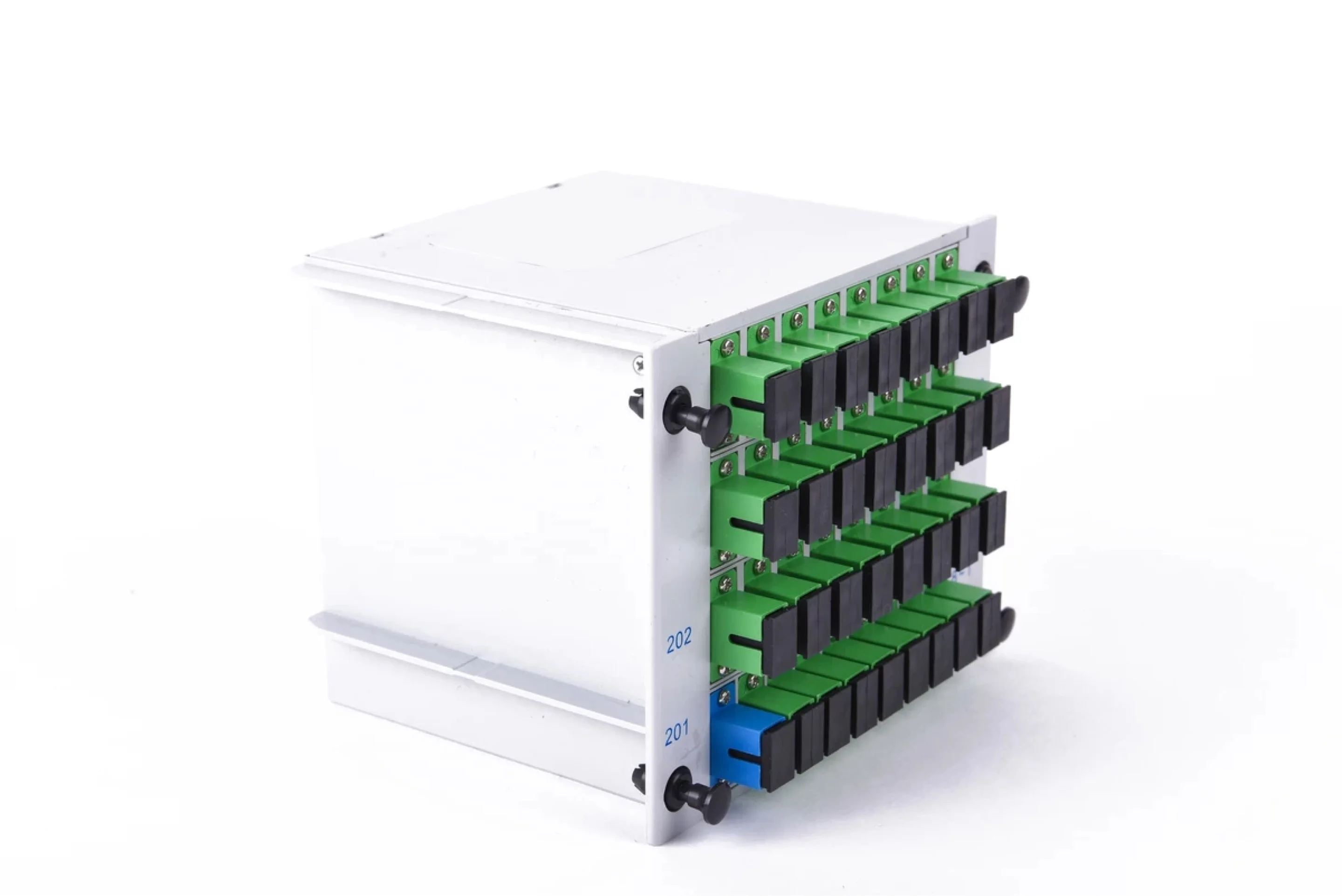 
FTTH sc/apc 1*32 plug-in splitter insert card type 