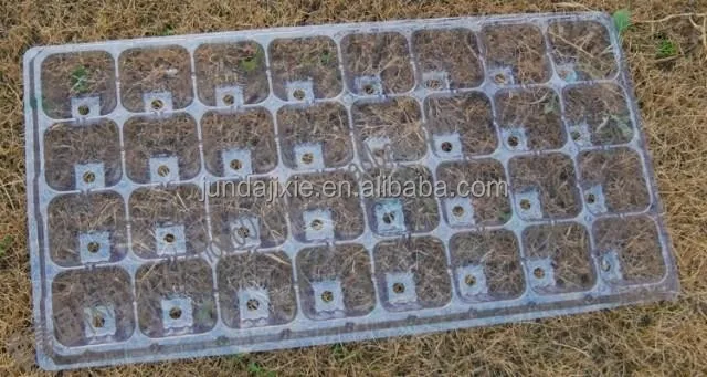 plastic seedling tray / egg tray / cake tray vacuum forming making machine