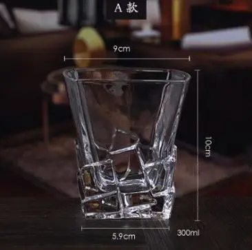 
Unique Whiskey Glasses - Iceberg Collection - Scotch, Liquor or Bourbon Tumblers 