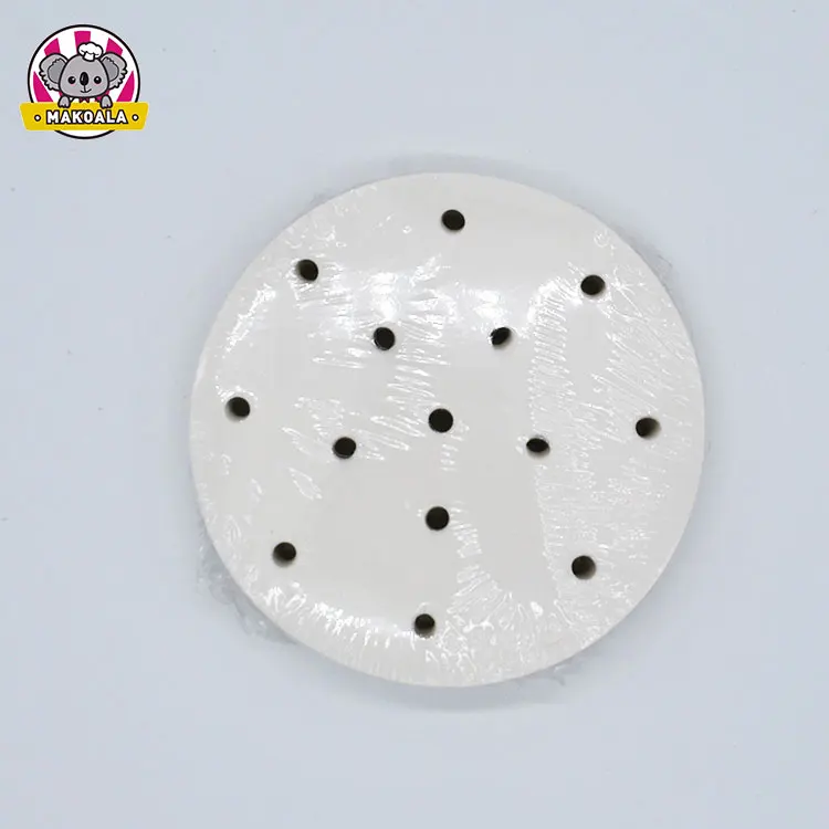 
Double side use quality non stick steam paper with holes 