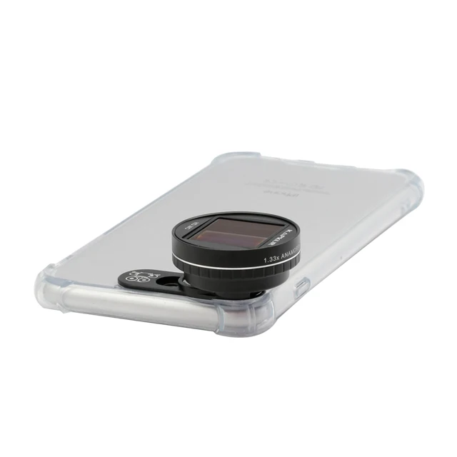 Kapkur anamorphic lens for mobile phone making widescreen film