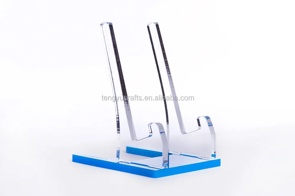 
plexiglass clear counter top display stand holder rack acrylic cellphone store displays 