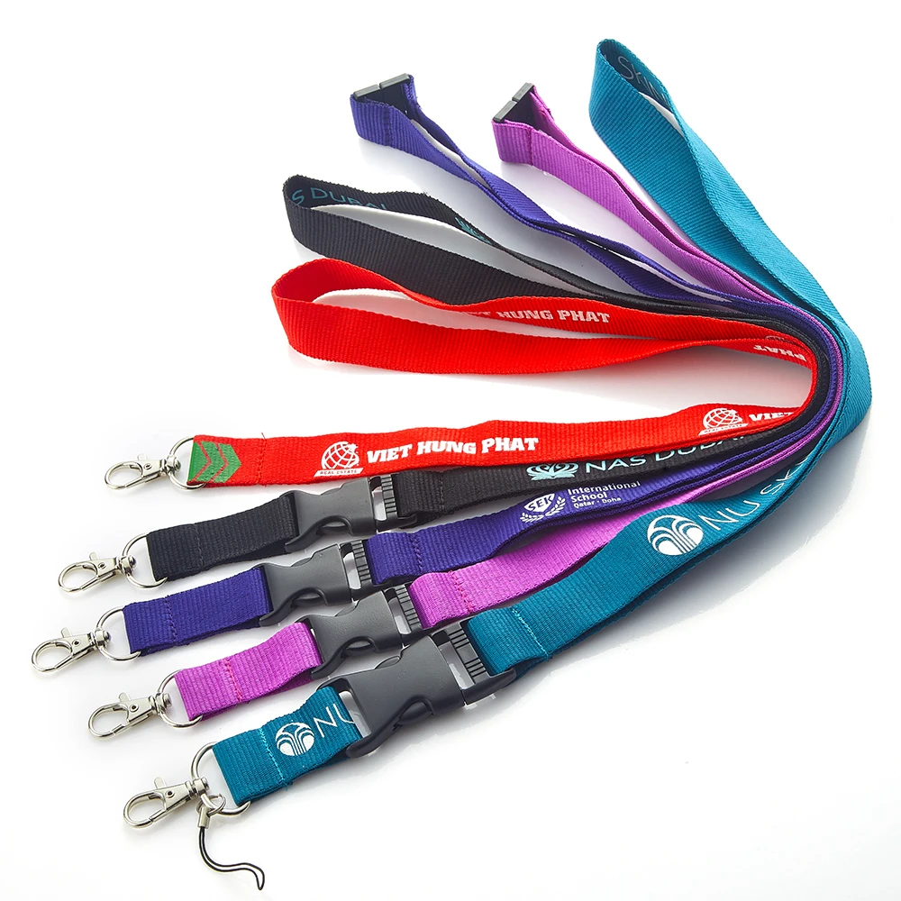 
High Quality Breakaway Custom Logo Printing Polyester Airbus Lanyard 