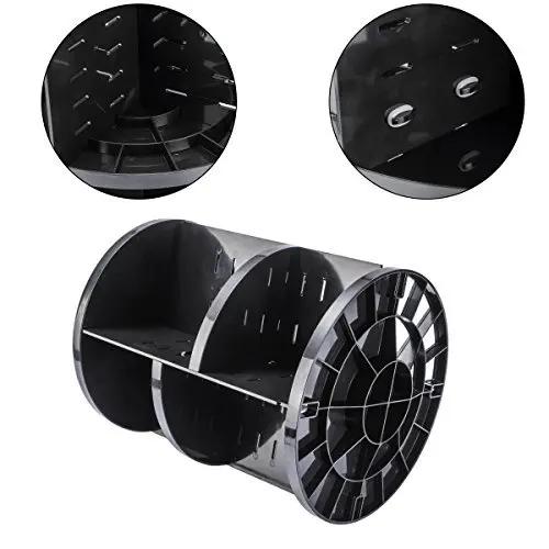 400325  Amazon best seller Large Capacity 360 degree rotation acrylic makeup organizer