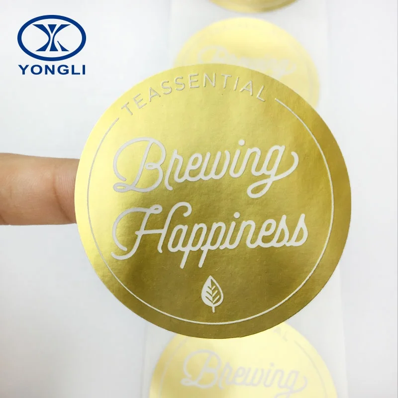 Custom Stickers For Packaging Custom Die Cut Transparent Rainbow Aluminium Foil Holographic Label Sticker