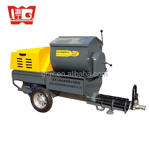 Cement Mortar Mixing Pumping Screeding Grouting Spraying Wall Plastering Rendering Machine