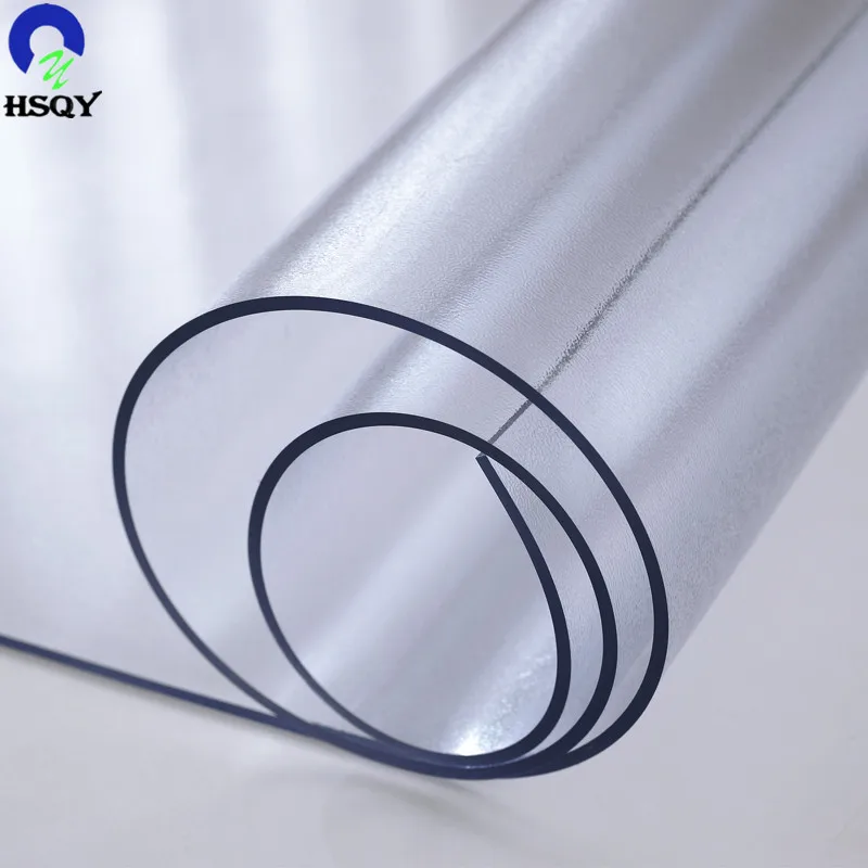 PVC Crystal Film For Flexible Clear Transparent Table Cloth