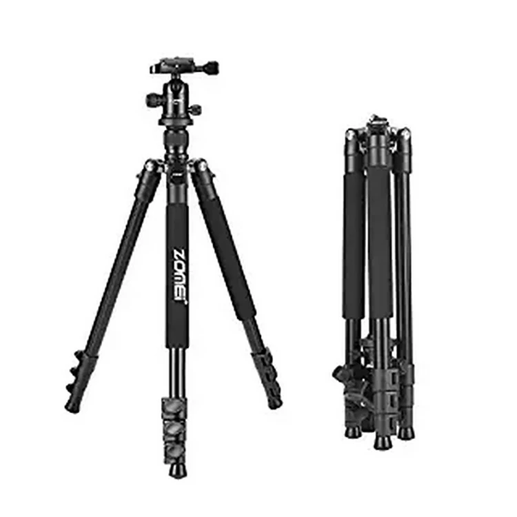 Q555  Professional Aluminum Portable Tripod For SLR Digital Camera