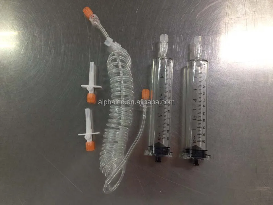 Medtron Accutron CT,dual shot High pressure angiography Syringe