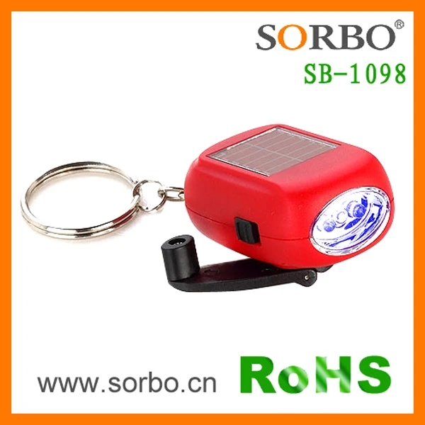 2020 China Solar Dynamo Torch Supplier Mini Torch USB Flash Light