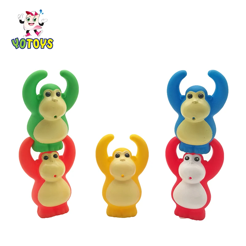 EN71 passed Eco-friendly PVC material  best selling monkey baby toys educational for kids children