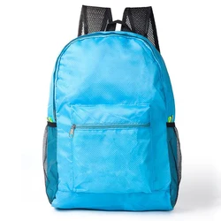 Wholesale fashion polyester smell proof waterproof travel foldable laptop bags backpack