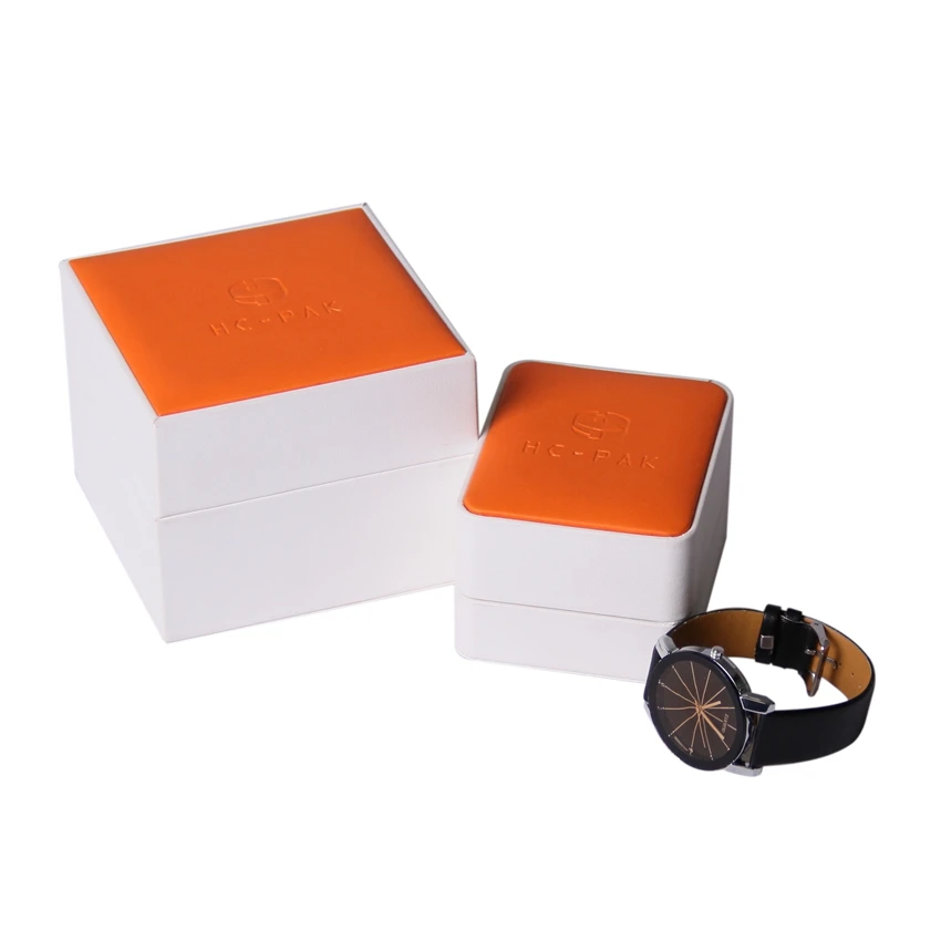 Логотип печатных выгравированы PU кожа карман Oriental Watch Box