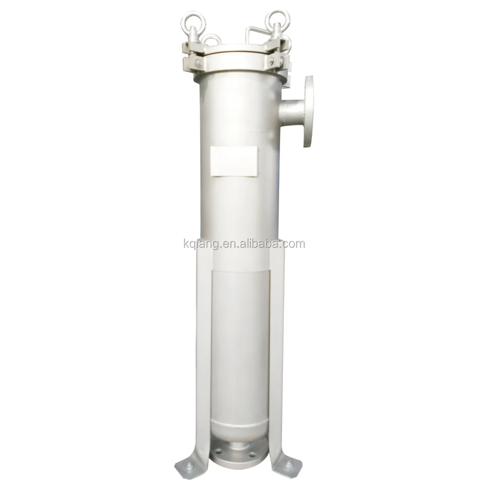 Industrial Water Treatment Equipment Davit Arm Multi-Bags Filter Housing