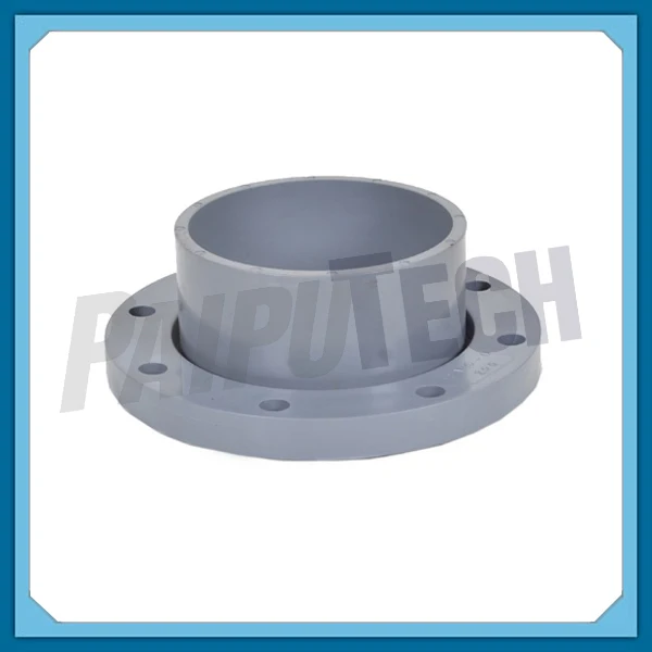 Plastic Pipe Fitting UPVC/PVC-U/PVC pn16 TS Flange for Water Supplying