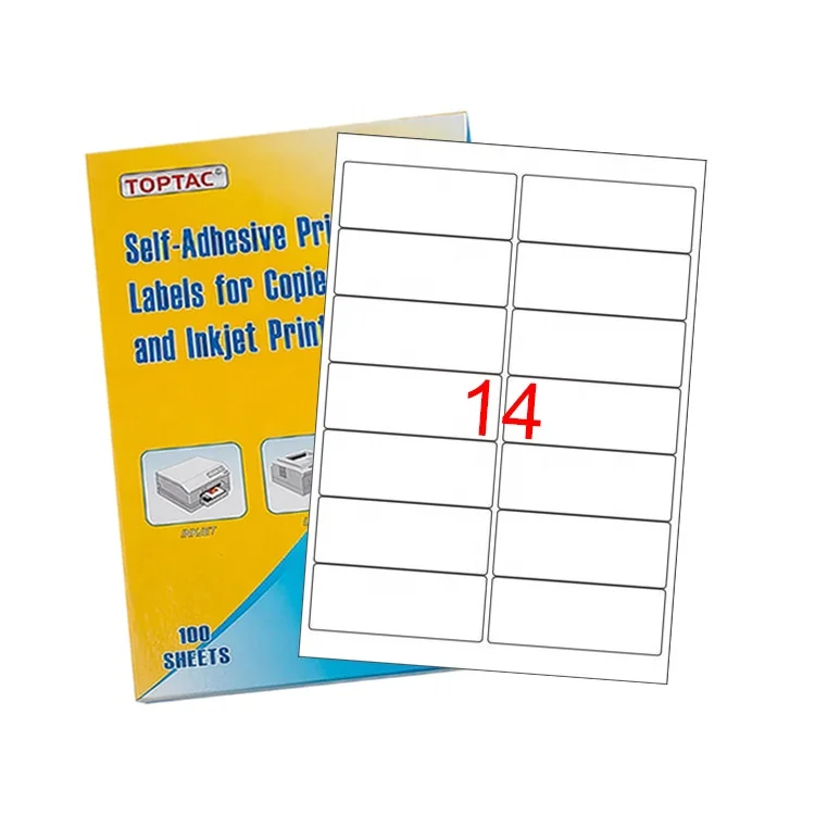 Премиум FBA этикетка с 14 шт. на листе A4