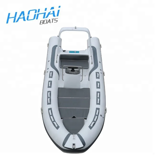 17ft 5.2m 1.2mm Pvc or Hypalon Material Rigid Fiberglass RIB Inflatable Boat