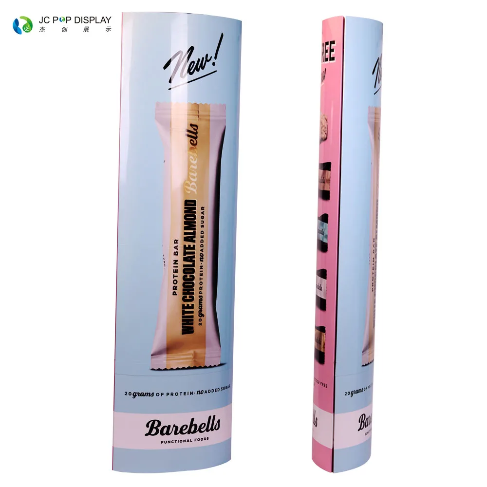 Недорогой картонный рекламный выставочный стенд totem с принтом на заказ