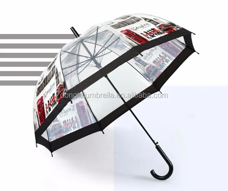 london city bus transparent poe umbrella