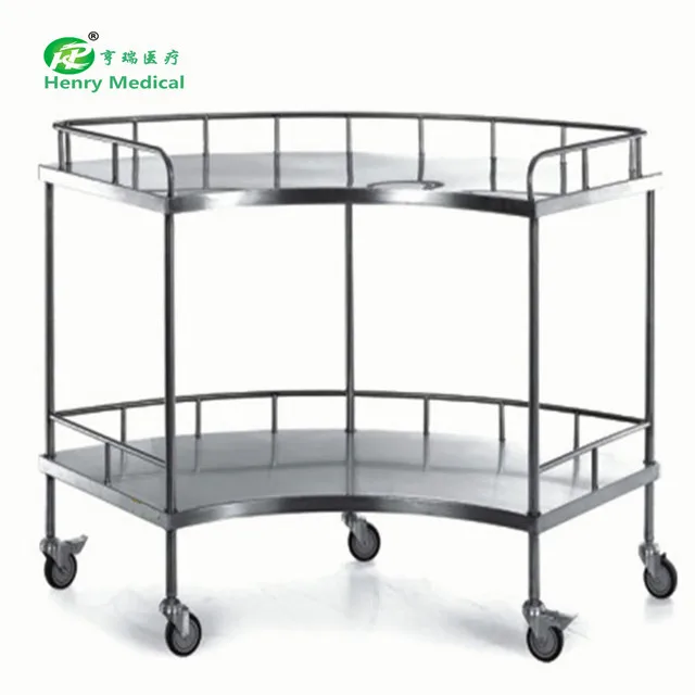 Customized Stainless Steel Medical Cart Surgical Cleaning Trolley(HR-775)