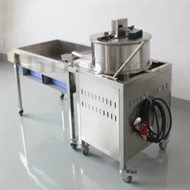 China stainless steel commercial caramel kettle corn popcorn machine for sale