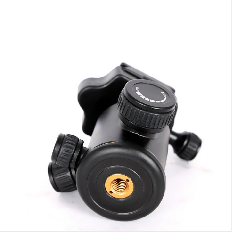 QZSD-02 360 Angle Panorama Gimbal Tripod Head with Standard Quick Release Plate for Digital SLR Camera