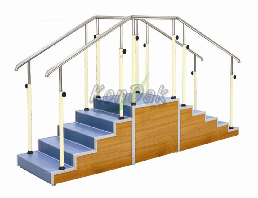 Rehabilitation Two-ways wooden walking training ladder