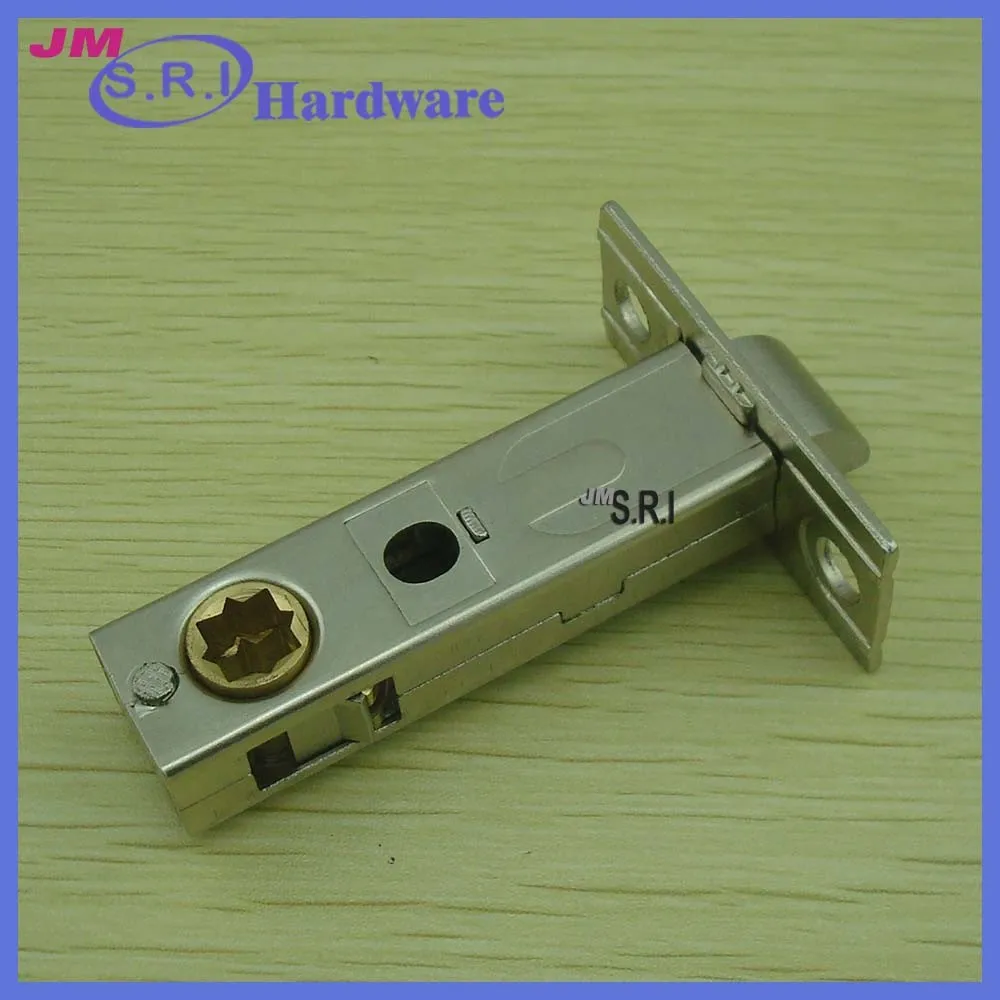 Brass cylinder lock latch for door knob