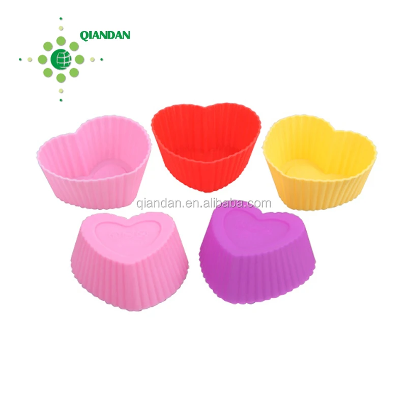 Сердце силиконовые формы кекс торт лайнера торт силиконовые формы