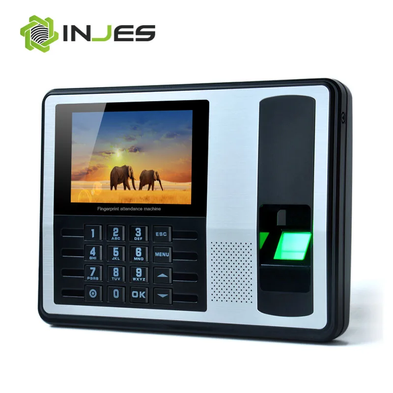 
4inch Large Screen OEM ODM Network RFID Biometric Fingerprint Time Attendance System 
